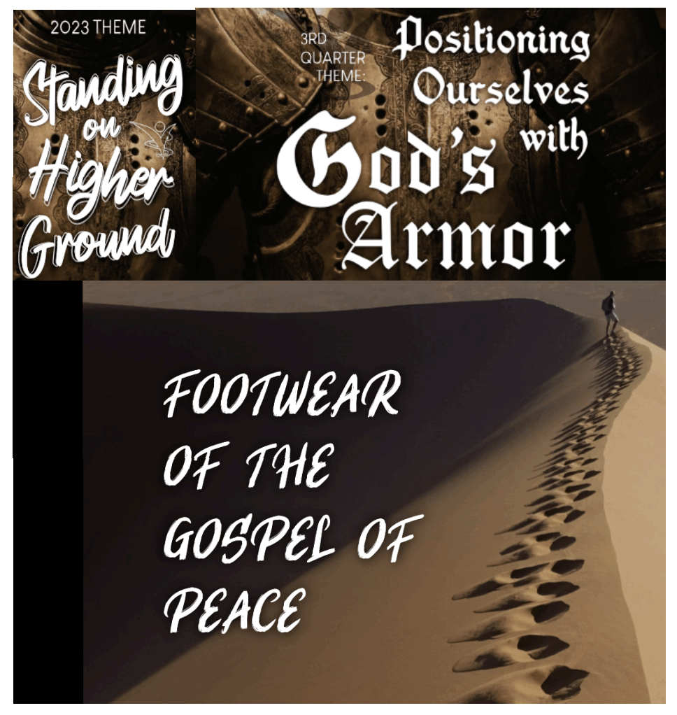 Footwear of the Gospel of Peace