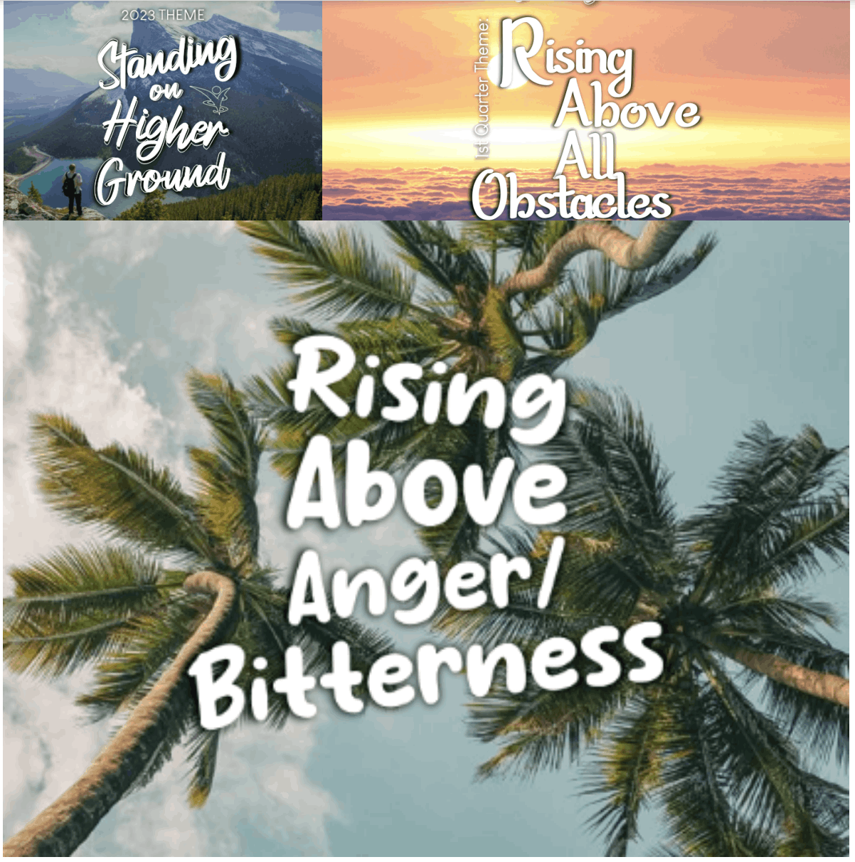 Rising Above Anger/Bitterness