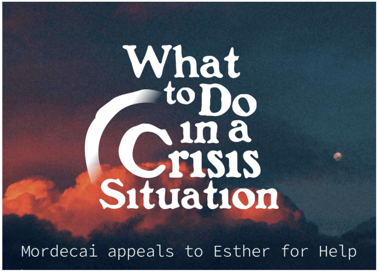 What to Do ins a Crisis Situation