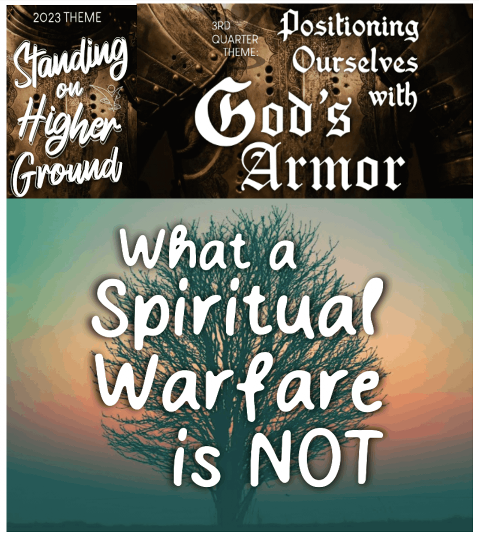 What a Spiritual Warfare is NOT