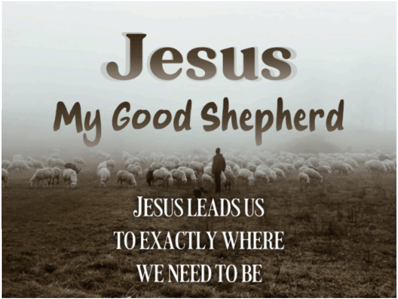 Jesus My Good Shepherd